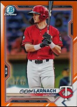 Trevor Larnach [Orange Refractor] #BCP-80