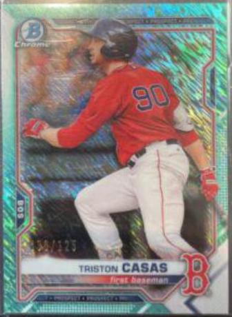 Triston Casas [Aqua Shimmer Refractor] #BCP-84