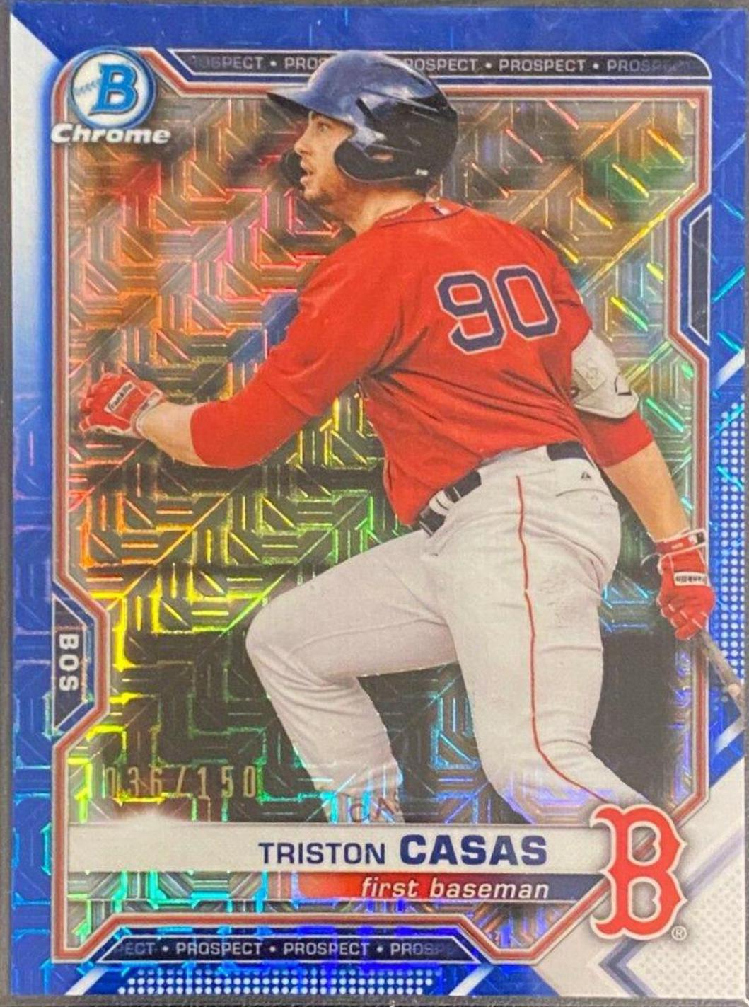 Triston Casas [Blue Refractor Mega Box Mojo] #BCP-84