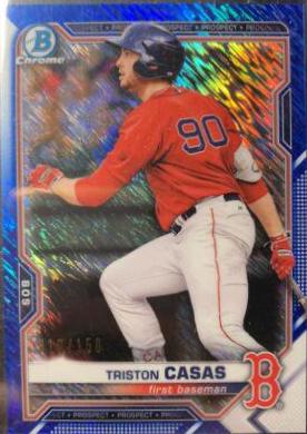 Triston Casas [Blue Shimmer Refractor] #BCP-84