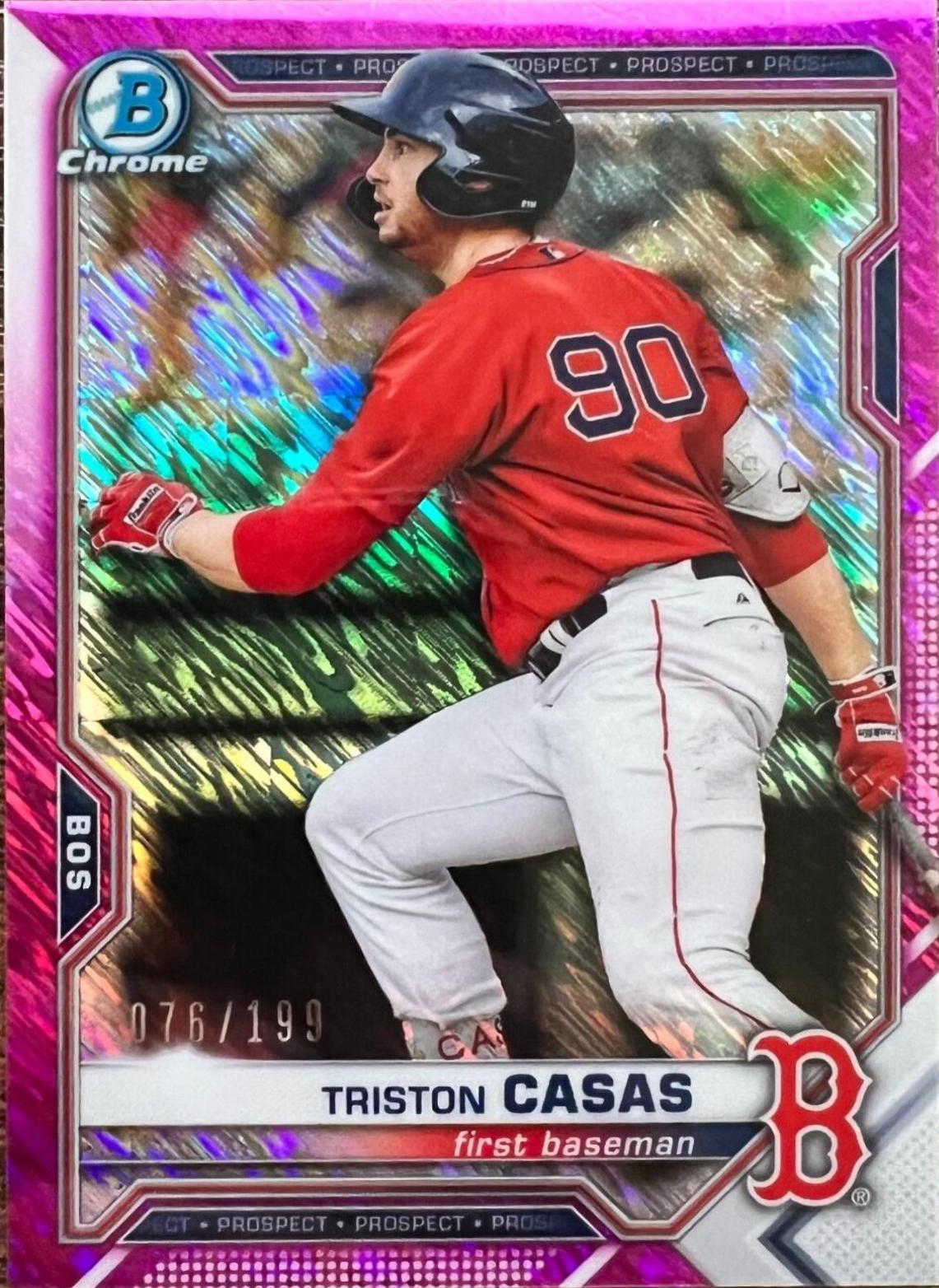 Triston Casas [Fuchsia Shimmer Refractor] #BCP-84