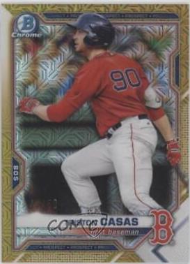 Triston Casas [Gold Refractor Mega Box Mojo] #BCP-84