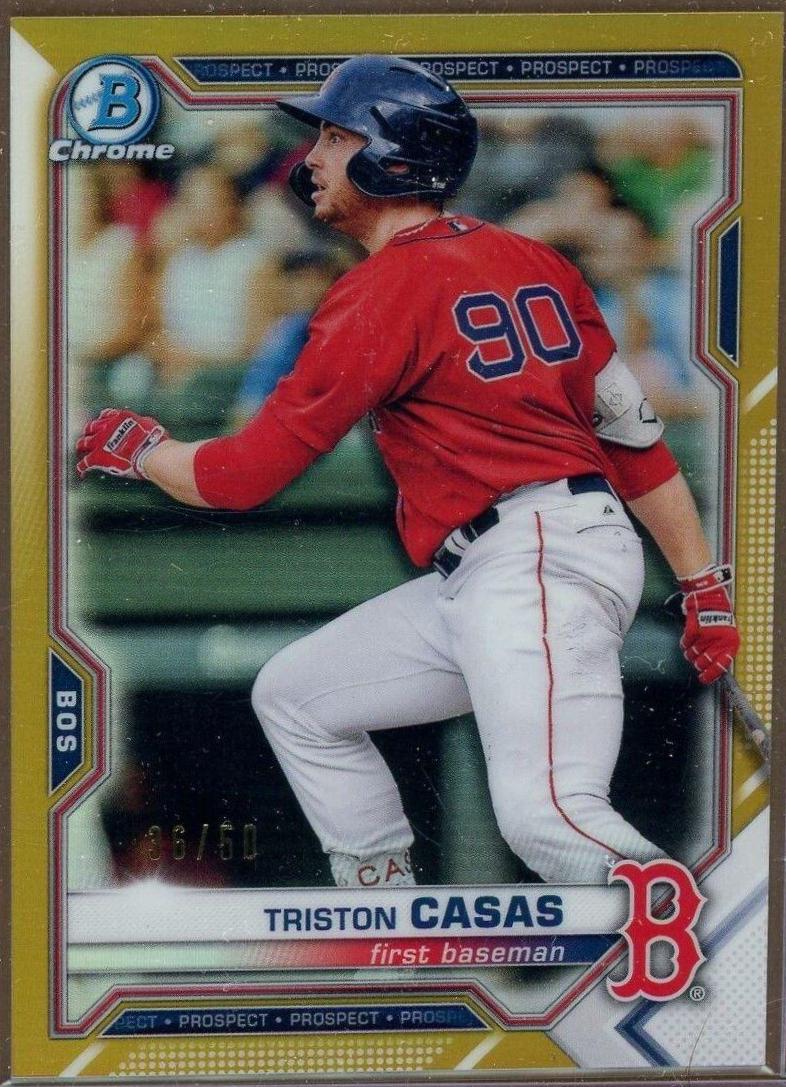 Triston Casas [Gold Refractor] #BCP-84