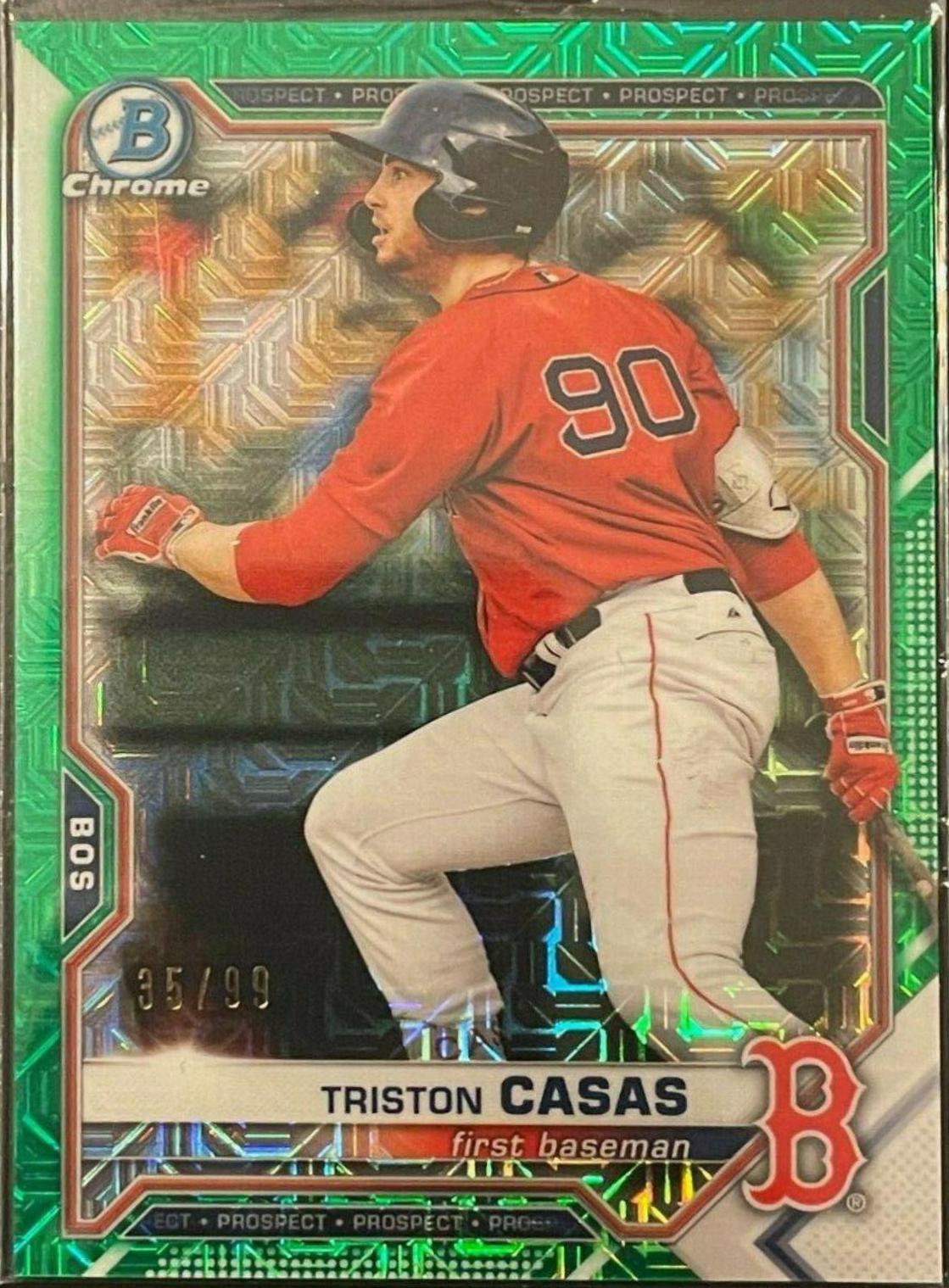 Triston Casas [Green Refractor Mega Box Mojo] #BCP-84