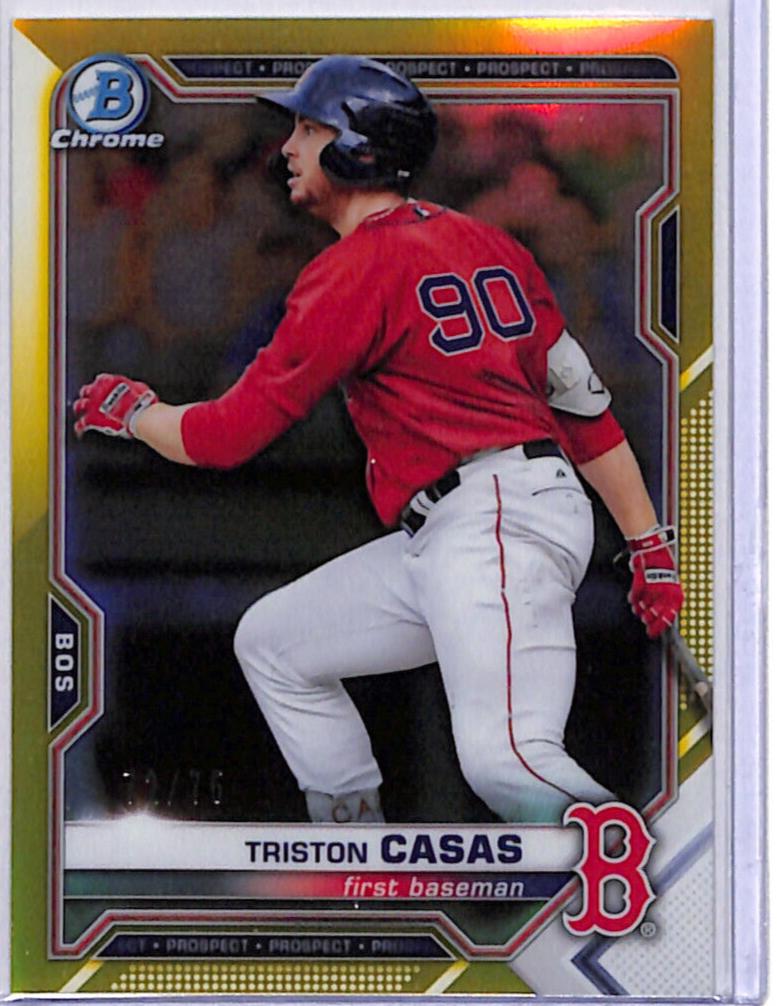 Triston Casas [Yellow Refractor] #BCP-84