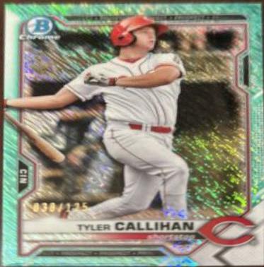 Tyler Callihan [Aqua Shimmer Refractor] #BCP-91