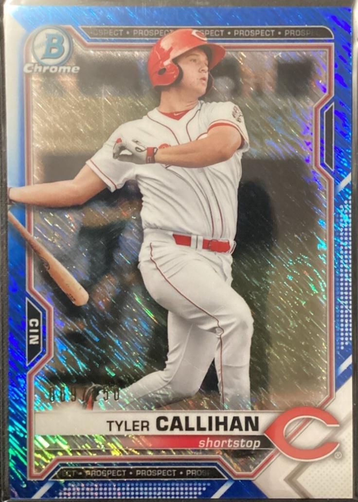 Tyler Callihan [Blue Shimmer Refractor] #BCP-91
