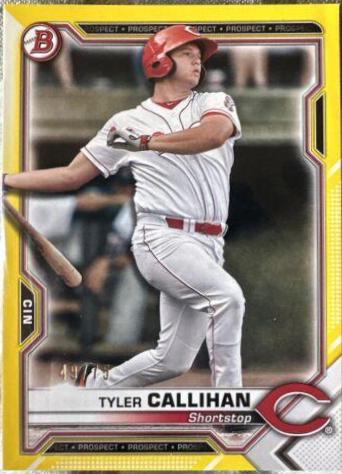 Tyler Callihan [Gold Refractor] #BCP-91
