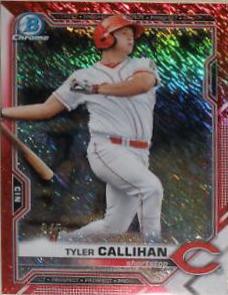 Tyler Callihan [Red Shimmer Refractor] #BCP-91
