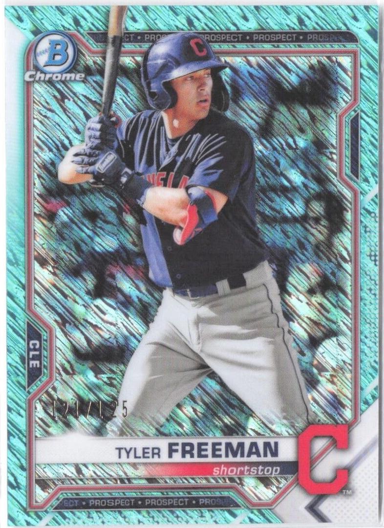 Tyler Freeman [Aqua Shimmer Refractor] #BCP-119