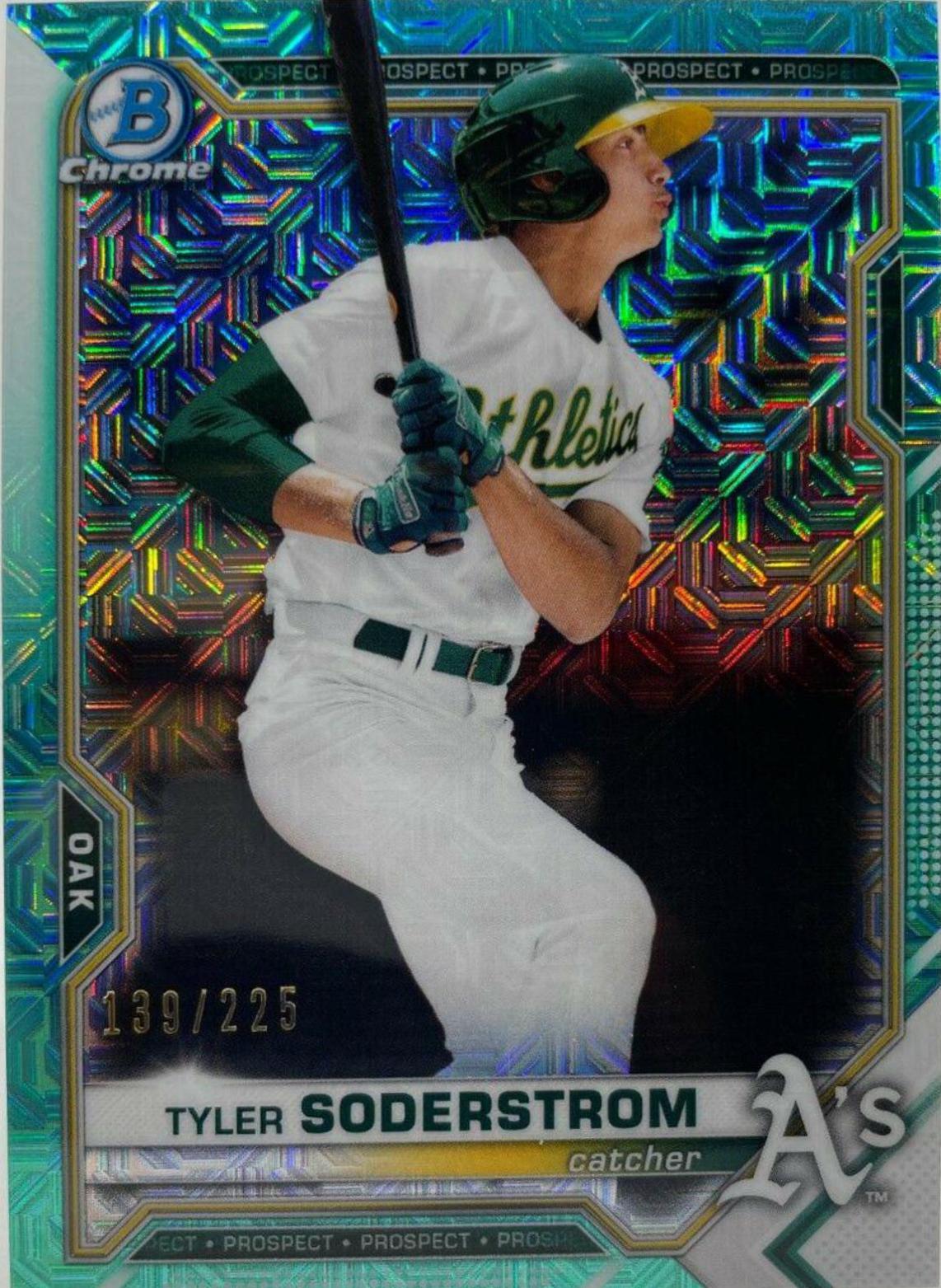 Tyler Soderstrom [Aqua Refractor Mega Box Mojo] #BCP-51