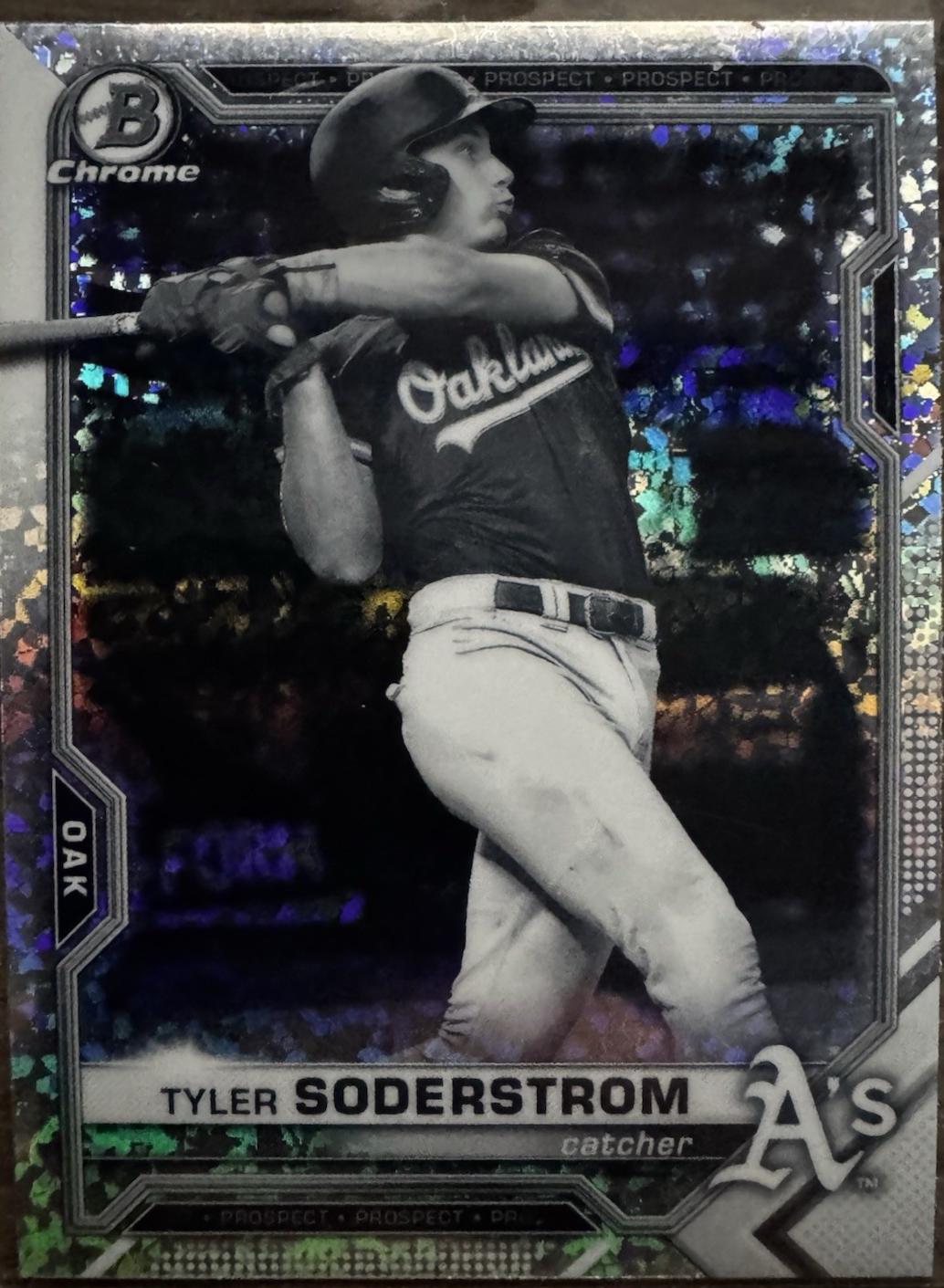 Tyler Soderstrom [Black Shimmer Refractor] #BCP-217