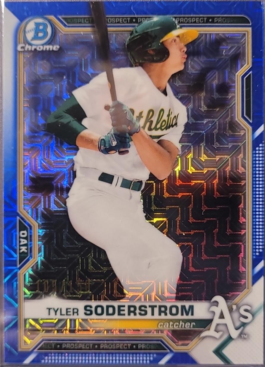 Tyler Soderstrom [Blue Refractor Mega Box Mojo] #BCP-51