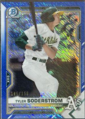 Tyler Soderstrom [Blue Shimmer Refractor] #BCP-51