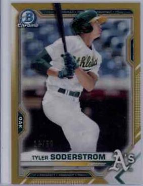 Tyler Soderstrom [Gold Refractor] #BCP-51