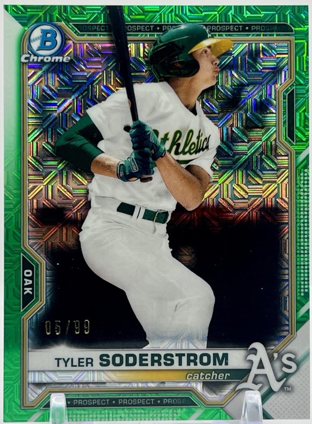 Tyler Soderstrom [Green Refractor Mega Box Mojo] #BCP-51