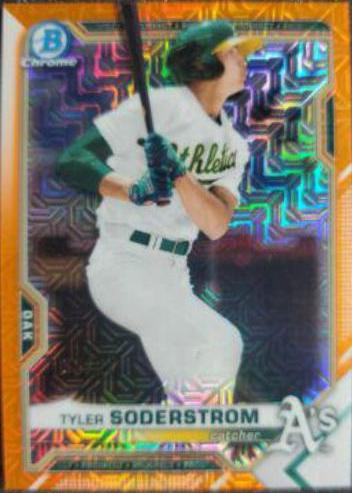 Tyler Soderstrom [Orange Refractor Mega Box Mojo] #BCP-51