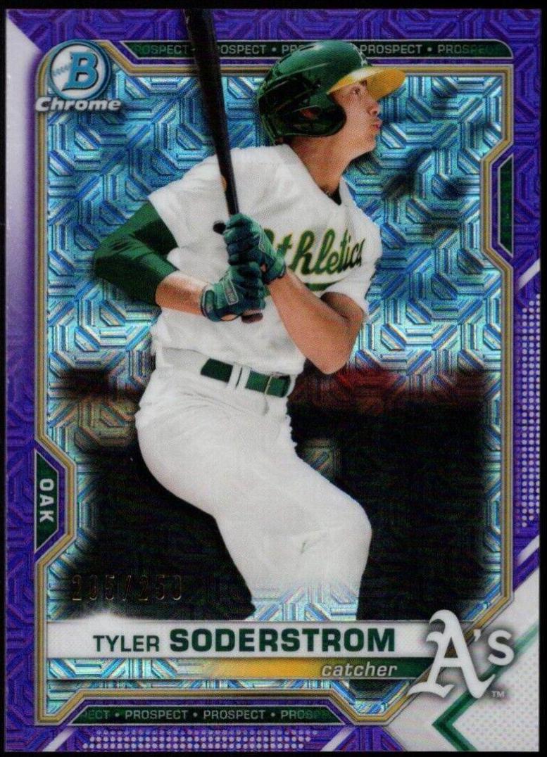 Tyler Soderstrom [Purple Refractor Mega Box Mojo] #BCP-51