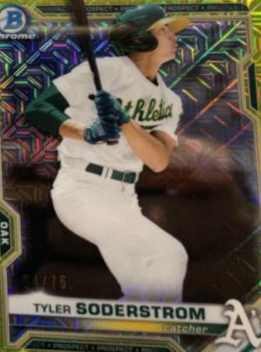 Tyler Soderstrom [Yellow Refractor Mega Box Mojo] #BCP-51