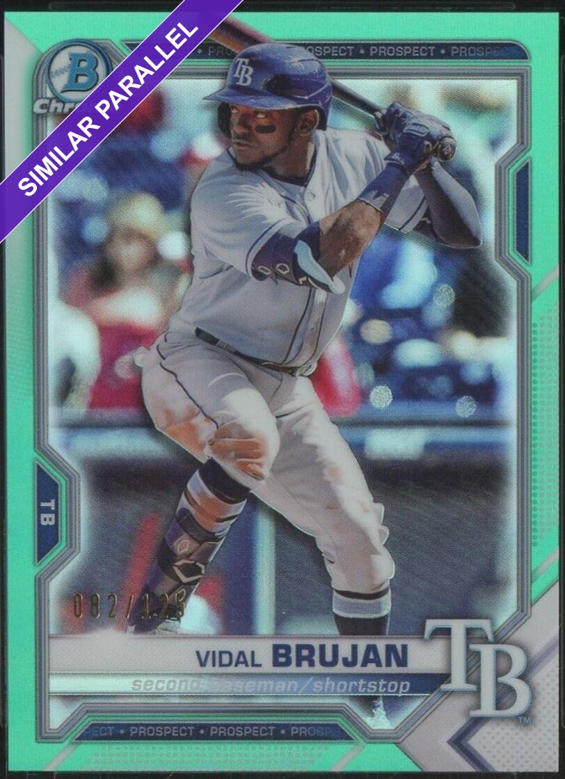 Vidal Brujan [Aqua Shimmer Refractor] #BCP-19