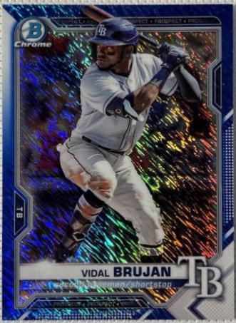 Vidal Brujan [Blue Shimmer Refractor] #BCP-19