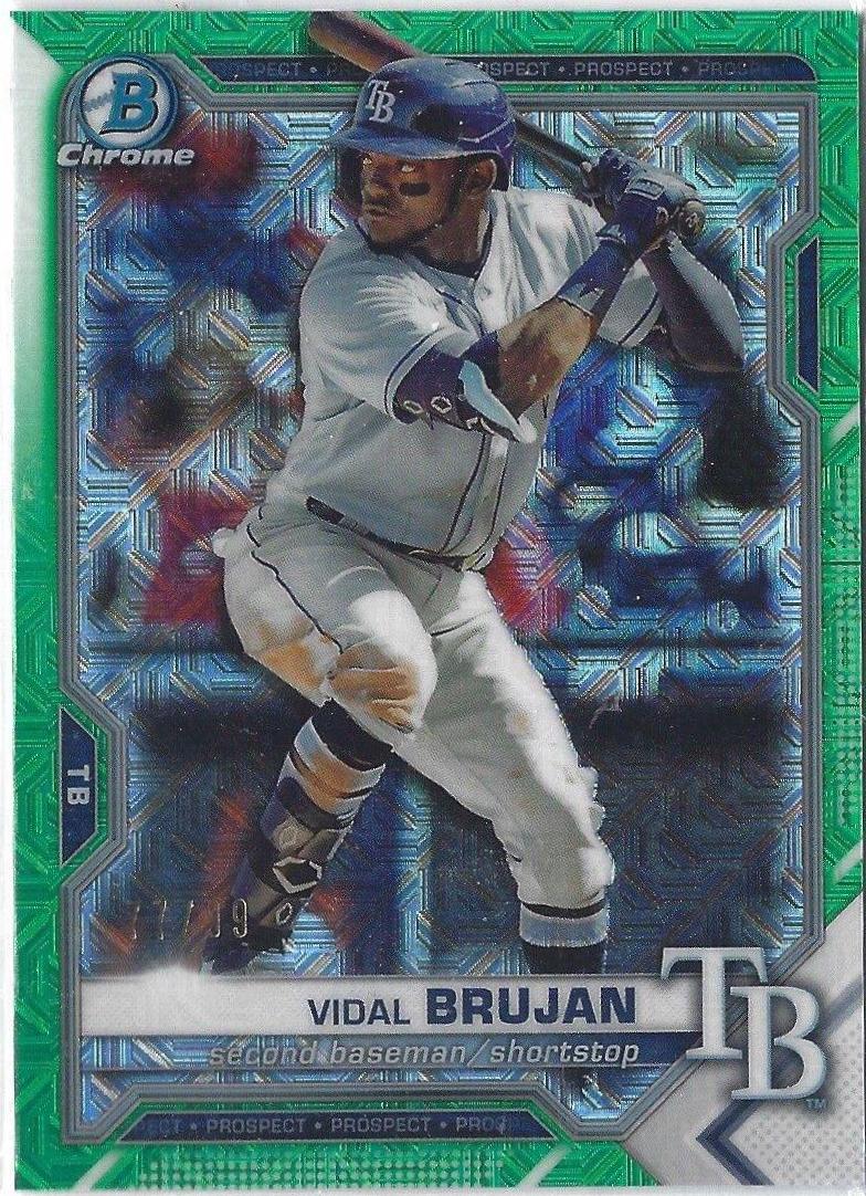 Vidal Brujan [Green Refractor Mega Box Mojo] #BCP-19