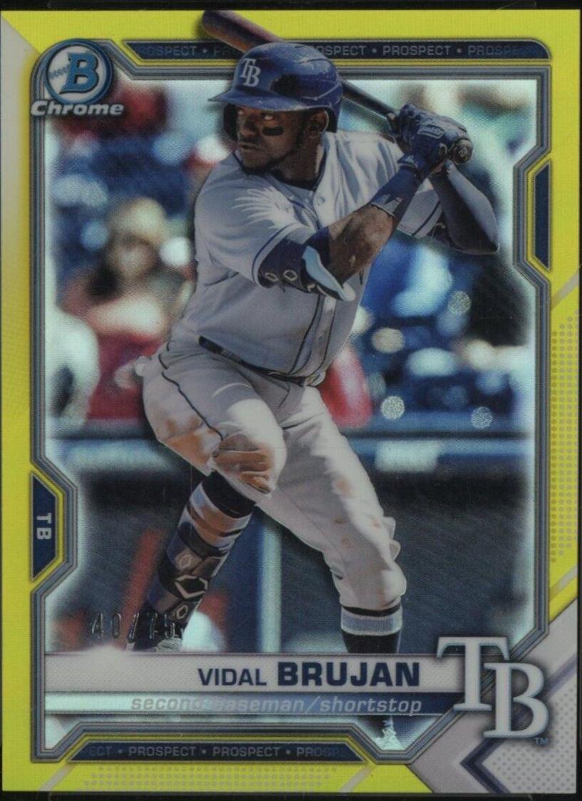 Vidal Brujan [Yellow Refractor] #BCP-19
