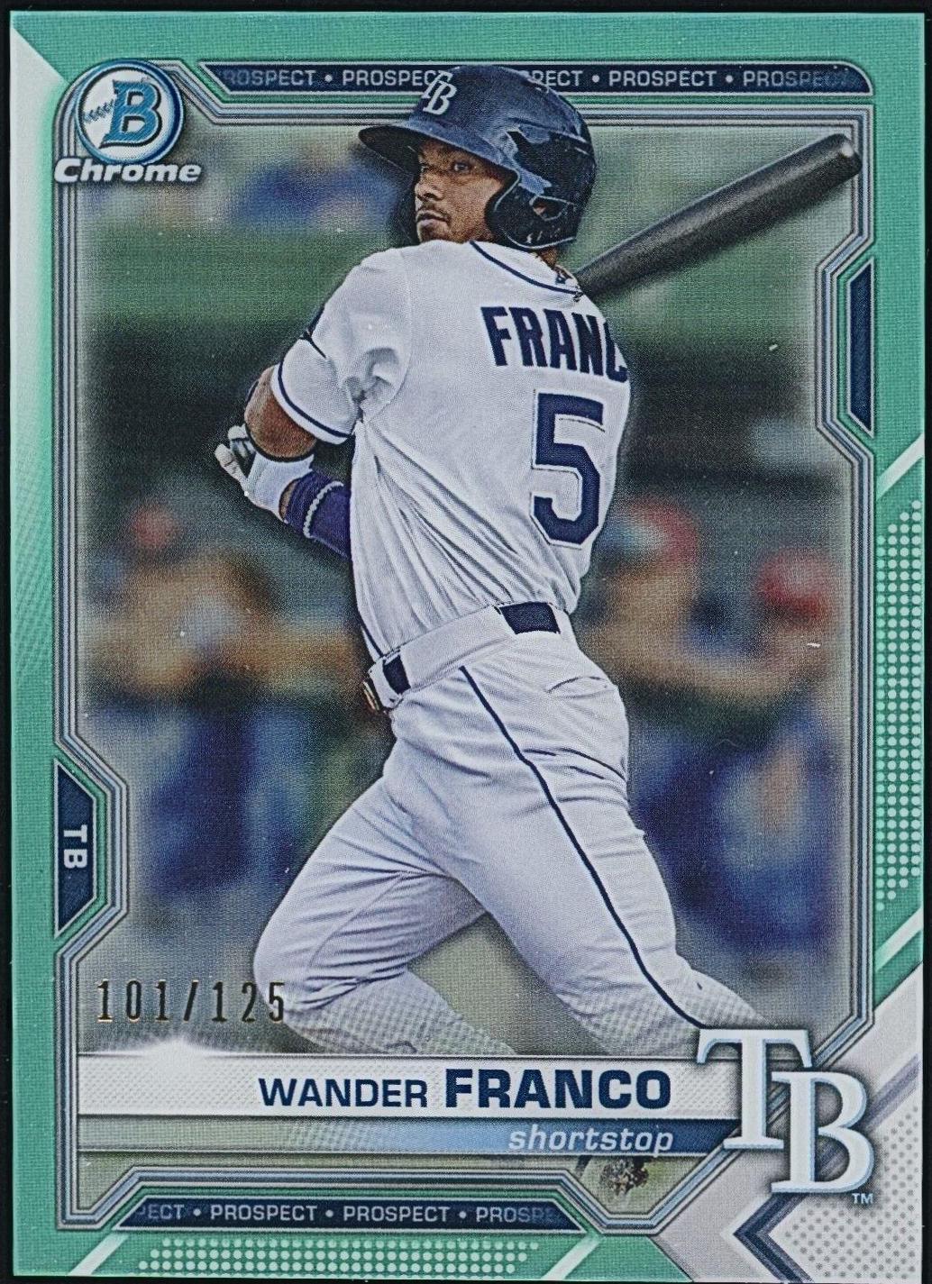 Wander Franco [Aqua Refractor] #BCP-57