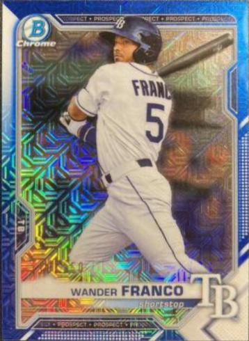 Wander Franco [Blue Refractor Mega Box Mojo] #BCP-57
