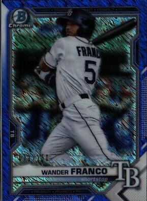 Wander Franco [Blue Shimmer Refractor] #BCP-57