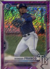 Wander Franco [Fuchsia Shimmer Refractor] #BCP-57