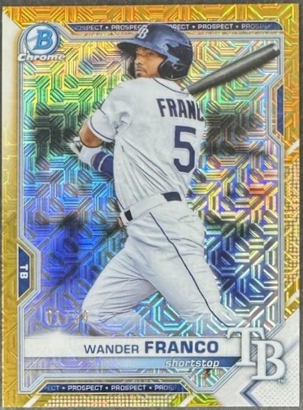 Wander Franco [Gold Refractor Mega Box Mojo] #BCP-57