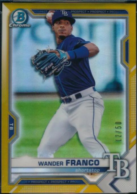 Wander Franco [Gold Refractor] #BCP-57