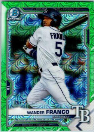 Wander Franco [Green Refractor Mega Box Mojo] #BCP-57