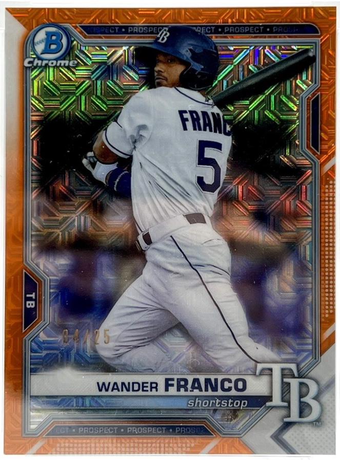 Wander Franco [Orange Refractor Mega Box Mojo] #BCP-57
