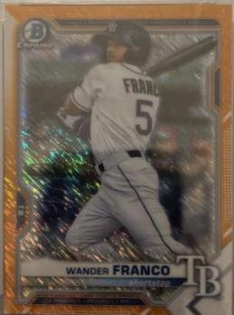 Wander Franco [Orange Shimmer Refractor] #BCP-57