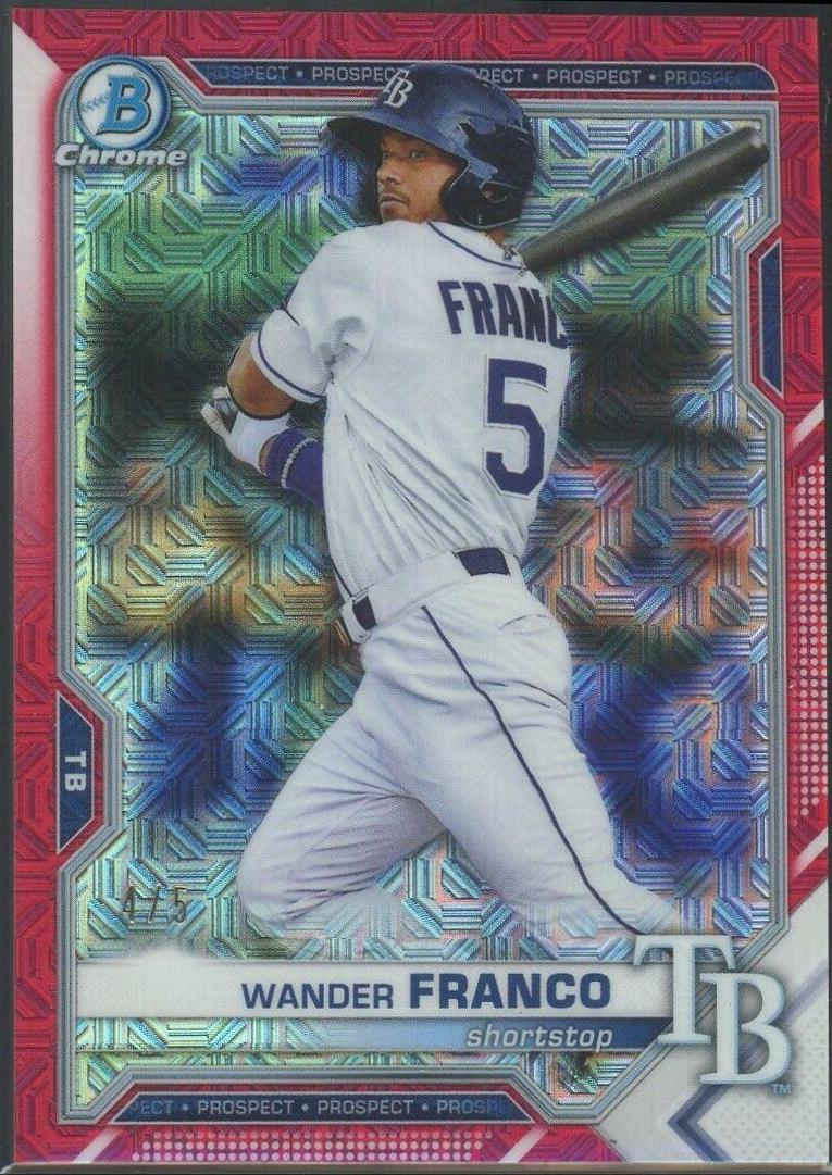 Wander Franco [Red Refractor Mega Box Mojo] #BCP-57