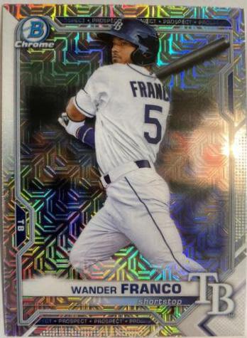 Wander Franco [SP Chrome Mojo Refractor Mega Box Mojo] #BCP-57