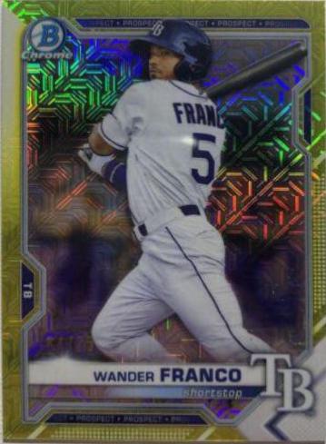 Wander Franco [Yellow Refractor Mega Box Mojo] #BCP-57
