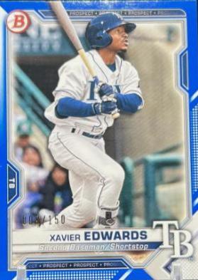 Xavier Edwards [Blue Refractor] #BCP-101
