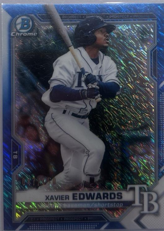 Xavier Edwards [Blue Shimmer Refractor] #BCP-101