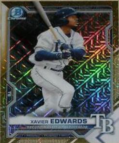 Xavier Edwards [Gold Refractor Mega Box Mojo] #BCP-101