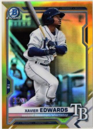 Xavier Edwards [Gold Refractor] #BCP-101