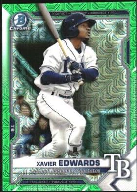 Xavier Edwards [Green Refractor Mega Box Mojo] #BCP-101