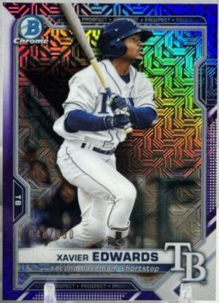 Xavier Edwards [Purple Refractor Mega Box Mojo] #BCP-101