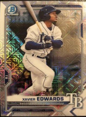Xavier Edwards [Yellow Refractor Mega Box Mojo] #BCP-101