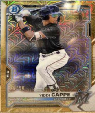Yiddi Cappe [Gold Refractor Mega Box Mojo] #BCP-199