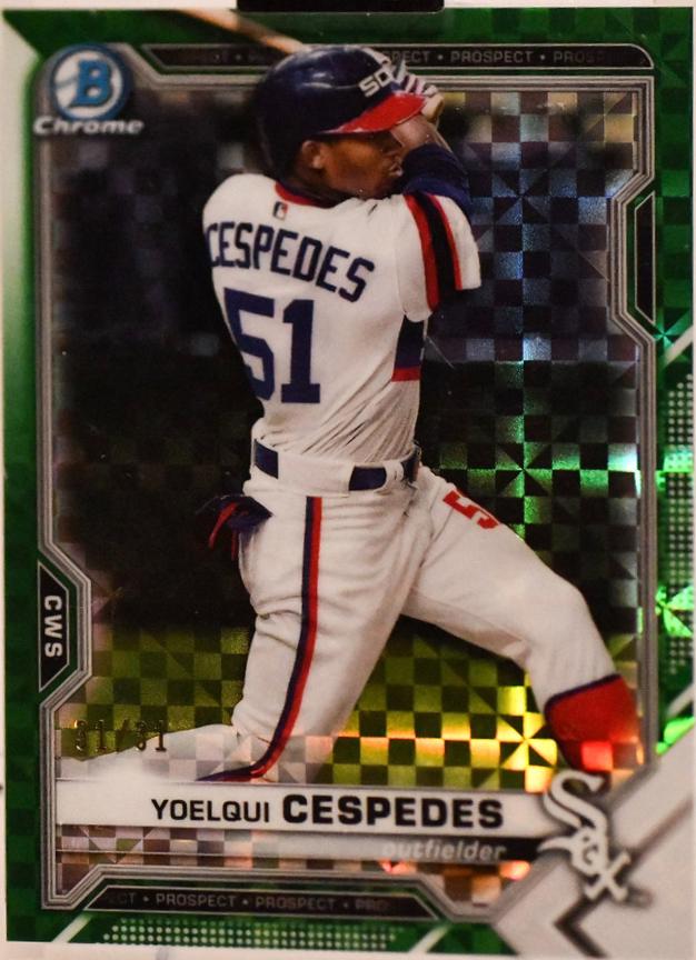 Yoelqui Cespedes [X Green Xfractor] #BCP-176