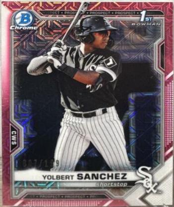 Yolbert Sanchez [Pink Refractor Mega Box Mojo] #BCP-40