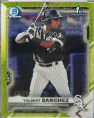 Yolbert Sanchez [Yellow Refractor Mega Box Mojo] #BCP-40